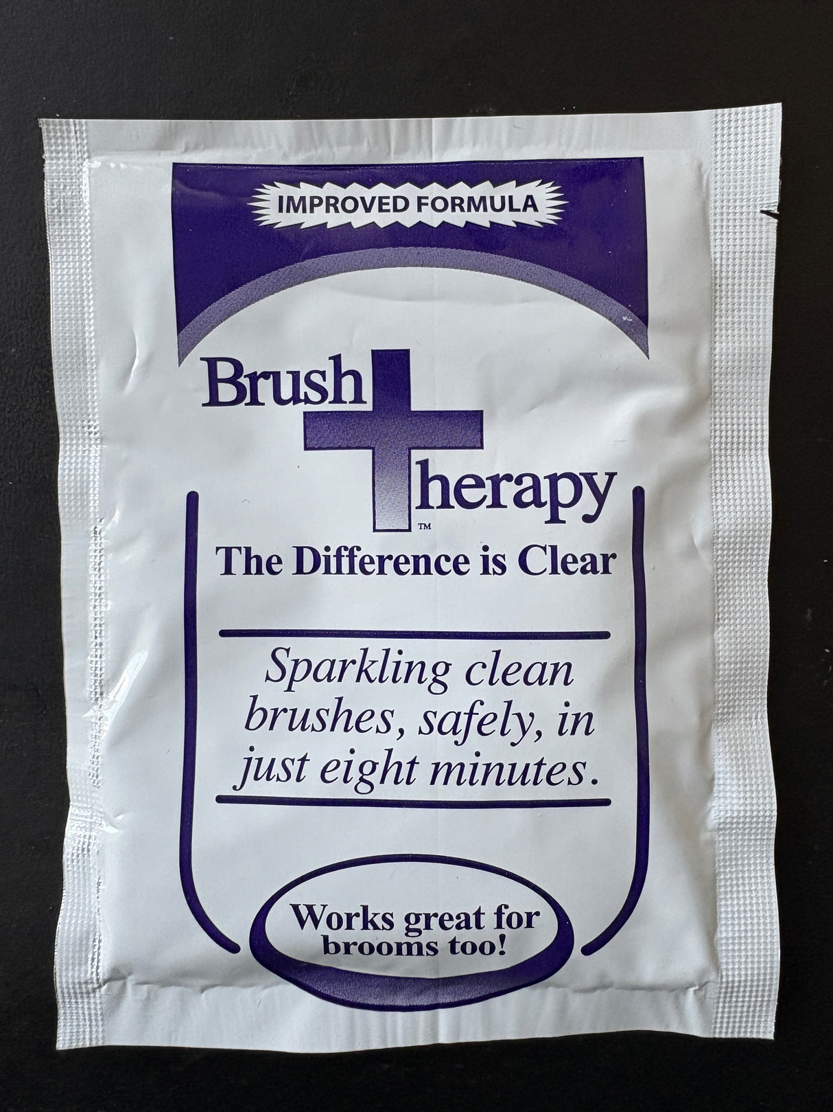 Brush Therapy effervescent brush cleaner