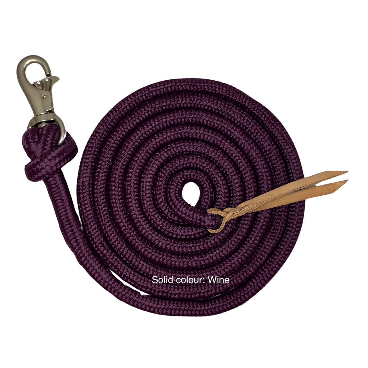 Kensington lead rope - wine