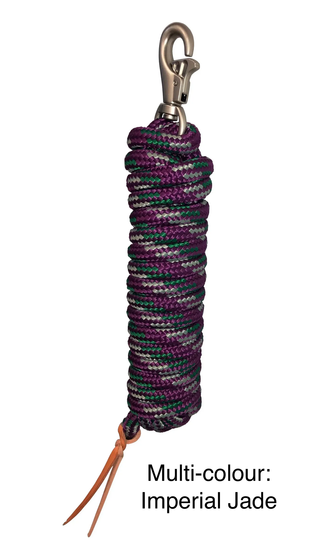 Kensington lead rope - multi-colour Imperial jade