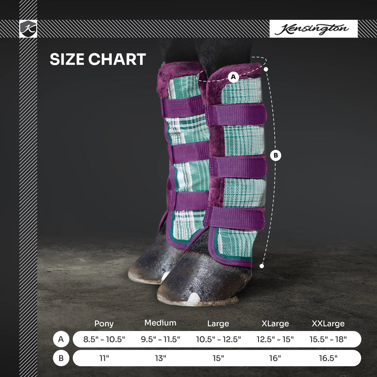 Kensington protective fly boots (pair)