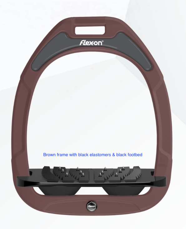 Flex-On Green Composite Ultra-grip stirrups (inclined or flat footbed)