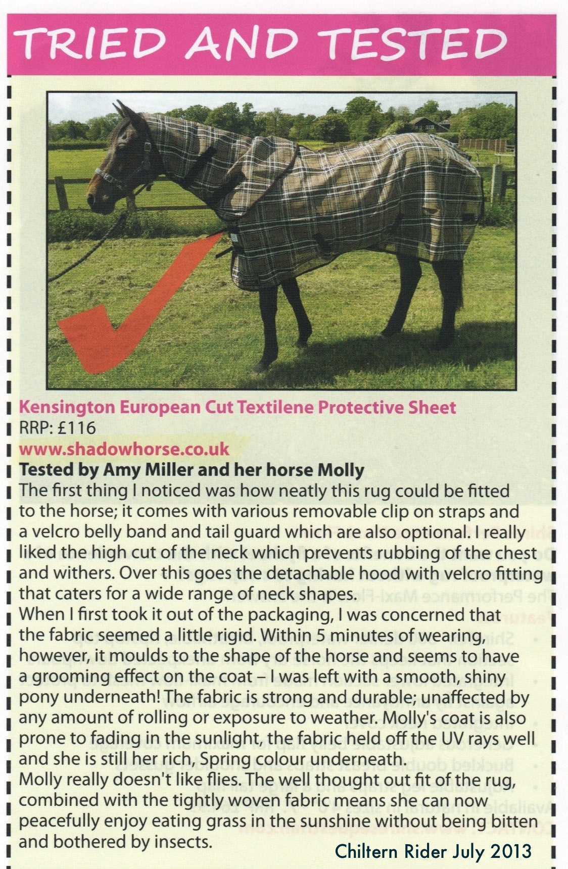 Review: Chiltern Rider July 2013