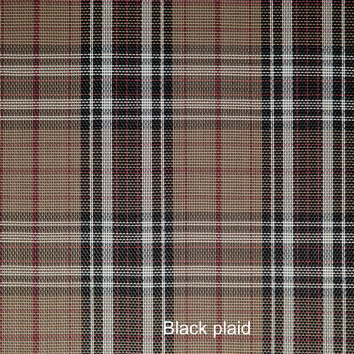 Black plaid