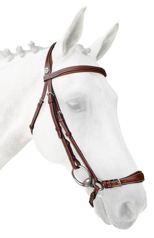 Silver Crown drop noseband