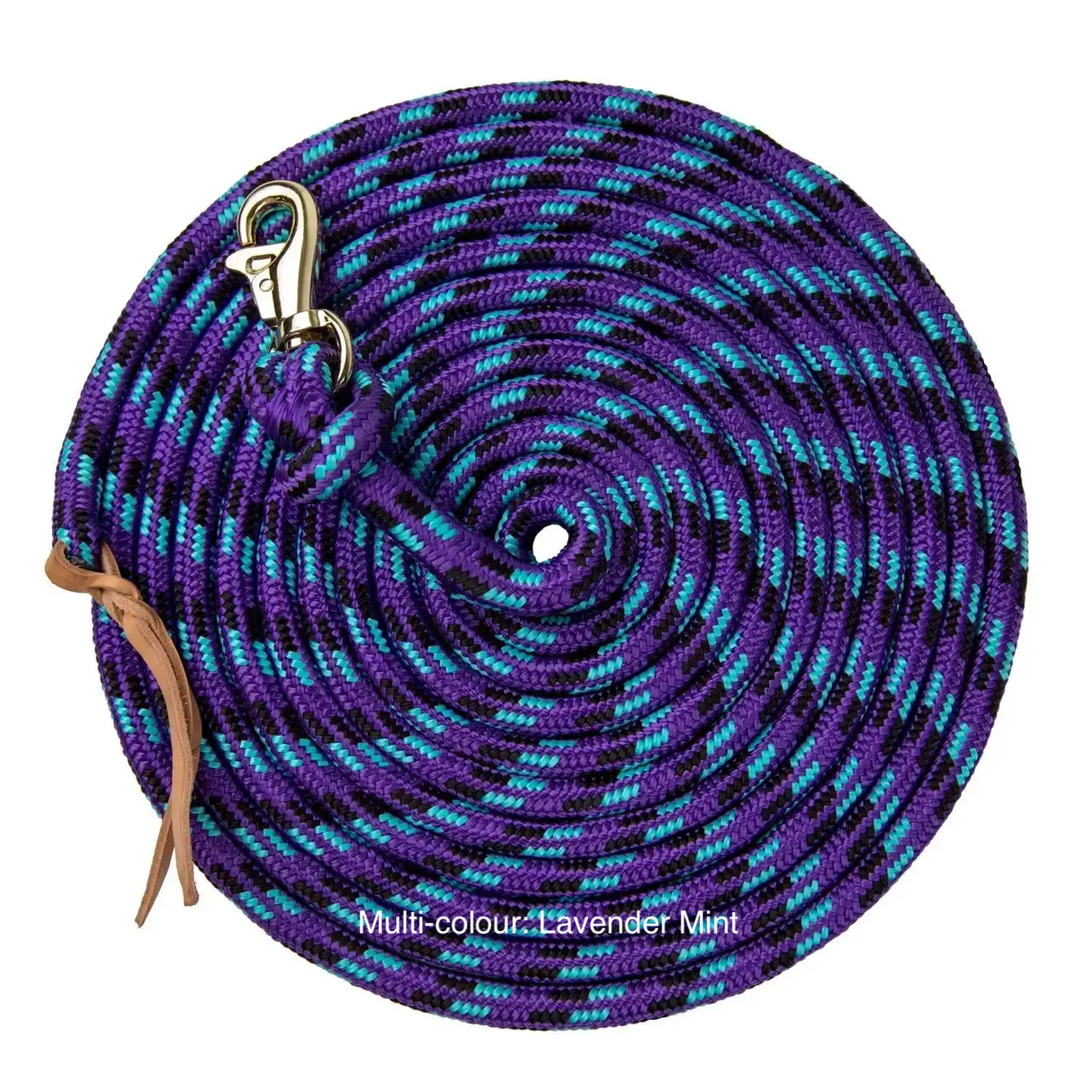 Kensington lead rope - multicolour lavender mint