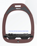 Flex-On Green Composite Ultra-grip stirrups (inclined or flat footbed)