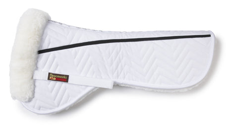 Fleeceworks FXK dressage half pad with plain edge