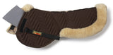 Fleeceworks Merino sheepskin Perfect Balance shimmable half pad with memory foam front inserts