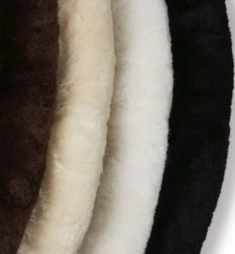 Fleeceworks Merino sheepskin crownpiece cover