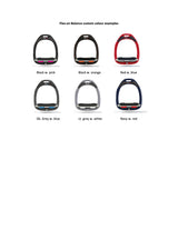 Flex-On Green Composite Ultra-grip stirrups (inclined or flat footbed)