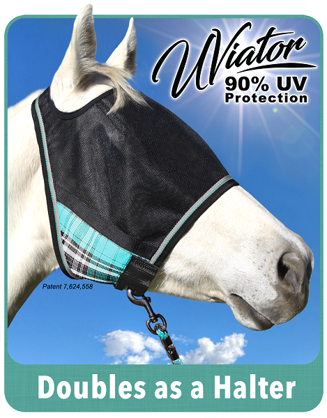 Kensington UViator fly mask with no nose or ears