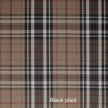 Black plaid