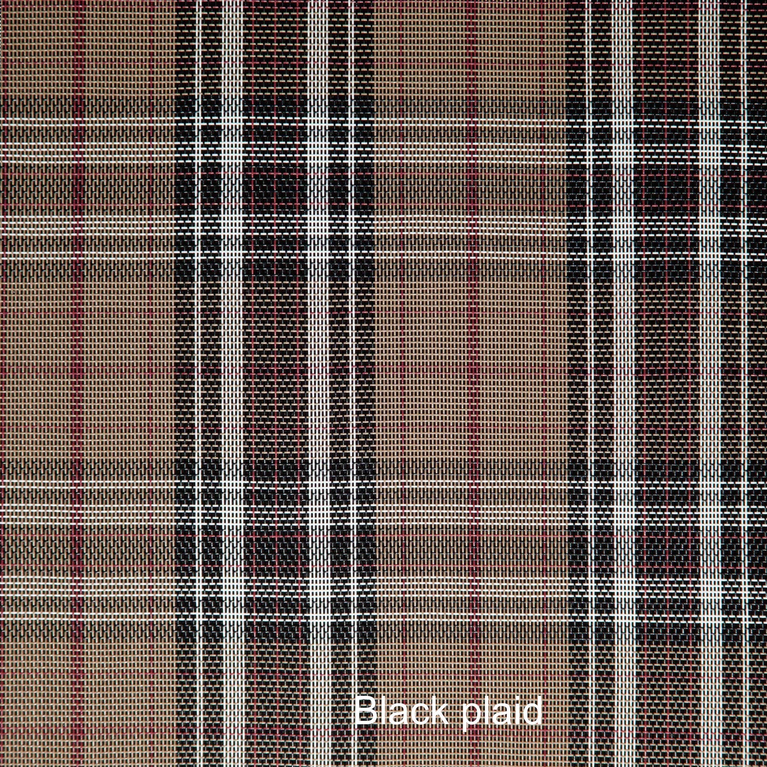 Black plaid