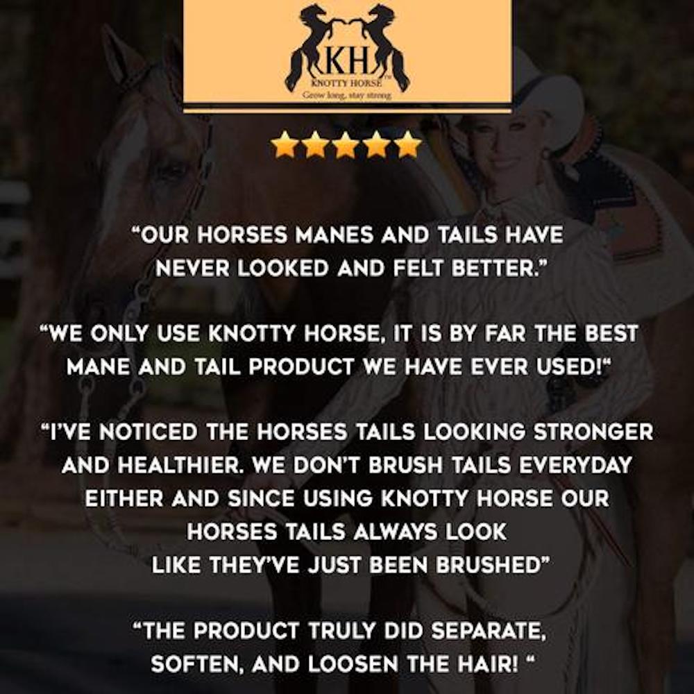 Knotty Horse oil treatment and detangler: 350ml