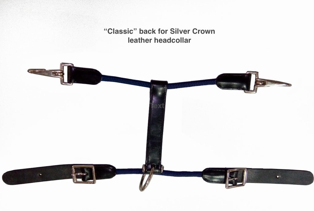 Classic back section for SC leather headcollar