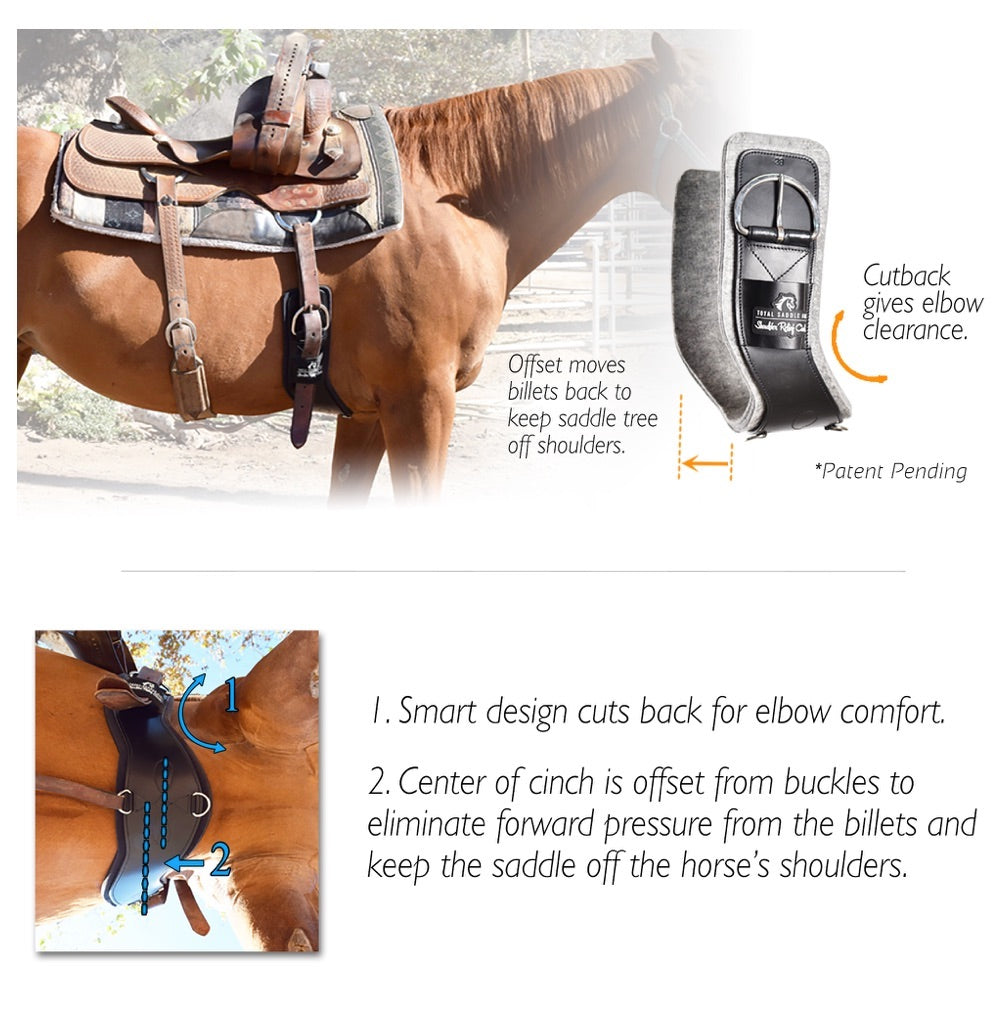 Total Saddle Fit Classic Shoulder Relief Cinch